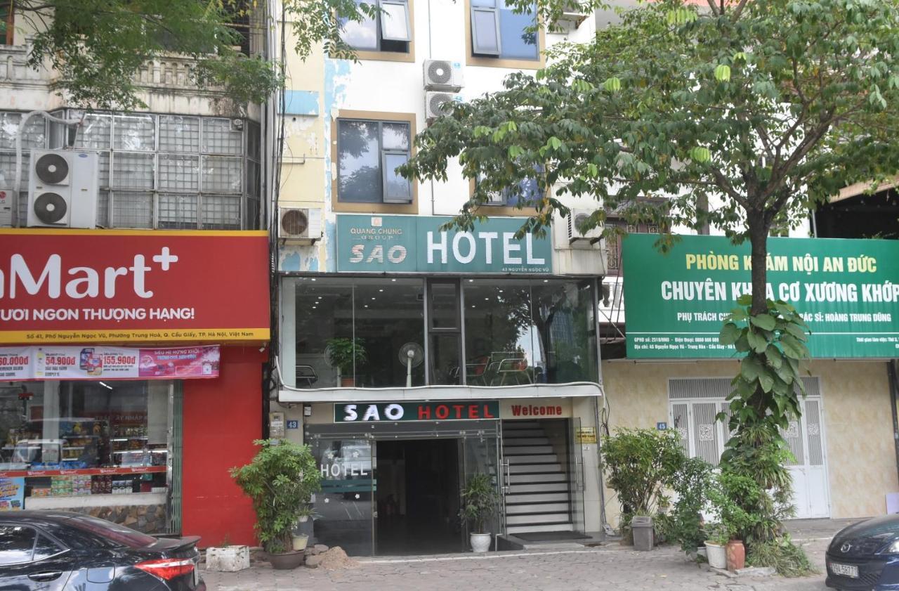 Sao Hotel Nguyen Ngoc Vu Hanoi Eksteriør bilde